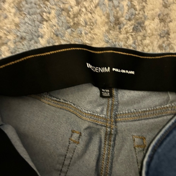 Soho pull on Dark Indigo Flare Women's Jeans - Picture 2 of 2